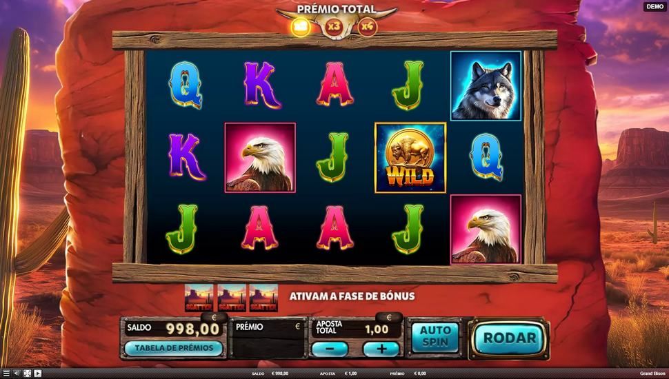Grand Bison slot gameplay