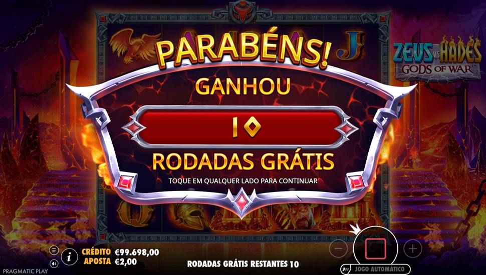 Zeus vs Hades Gods of War slot bónus
