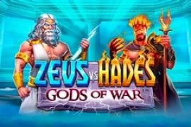Zeus vs Hades Gods of War slot logo